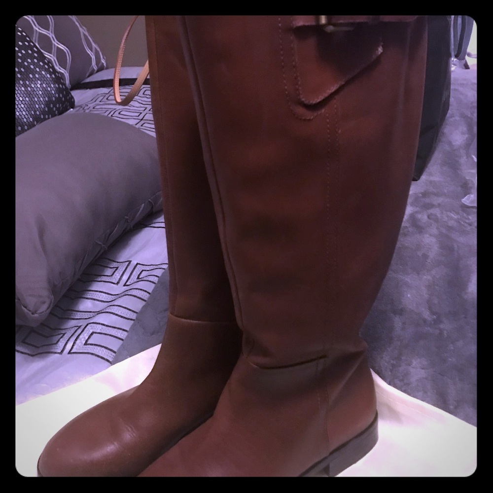 Inc leather  riding boots
